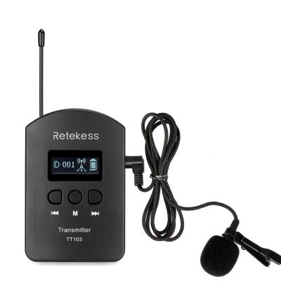 China 10MW UHF Wireless Transmitter For Tour Guide System Meeting Church Interpretation Retekess TT103 TT103 for sale