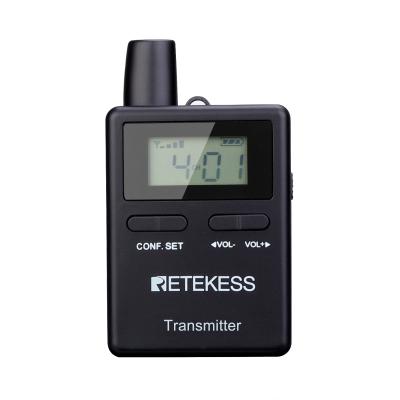 China Professional 2.4GHz Transmitter Wireless Tour Guide Audio System For Museum Visit Moving Conference Retekess TT109 86 x 50 x 19mm for sale