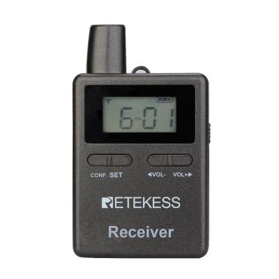 China Wireless Receiver for Tour Guide System for Museum Visit Moving Conference Retekess TT105 TT105 for sale