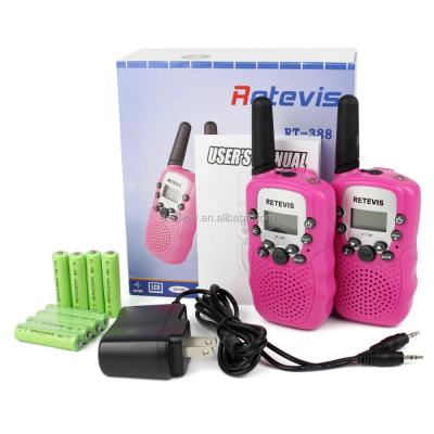 China Yes Pink 0.5W 22 Updated 462.5625-467.7250 FRS Mini 2 Way UHF Rechargeable Radio For Girls Retevis RT-388 for sale