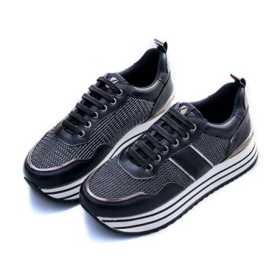 China Cushioning Wholesale Black Cheap Ladies Fashion Running Luxury Casual Platform Women Sneakers Shoes for sale