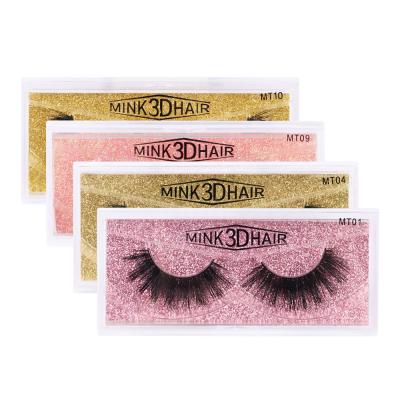 China High Quality Ciglia Finte Brand Eyelashes 3D Mink Eyelashes Vendor Mink Own Natural Curl 25mm False Mink Eyelashes for sale