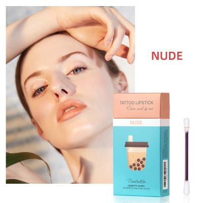 China Portable Creative Women's Cotton Lipstick Pad Cigarette Waterproof Durable Lipstick Packaging Non-fading Non-fading Lipstick for sale