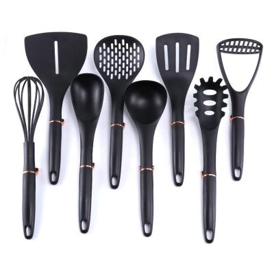 China Best Sustainable Quality 8pc Nylon Nonstick Cookware Set With Rack Professional for sale