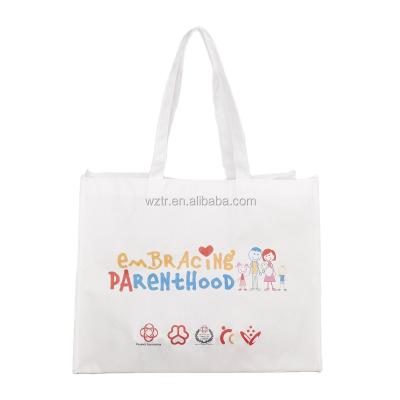 China Who respects the environment; Recyclable; Reusable Custom Eco-Friendly Polypropylene Bags Tote Gifts Silk Customized Logo Non Woven Item Style Promotional Shopping Bag Time Pattern for sale