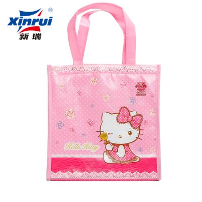 China Hello Cooler Shoulder Bag Kitty Handle Insulated Lunch Cooler Bag For Frozen for sale