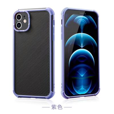 China NEW Hot Selling TPU Phone Case For Samsung Galaxy S21 Ultra S20 S11 S20FE Note 20 Plus Luxury Carbon Fiber Frosted Back Cover for sale