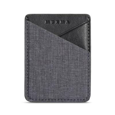 China Cloth+Leather 3M Canvas Bag Case Credit Card Sticker For iPhone 12 11 pro XR Max XSMAX XS X 7 8 Plus Se 2020 Good Back Cover Guality Material for sale