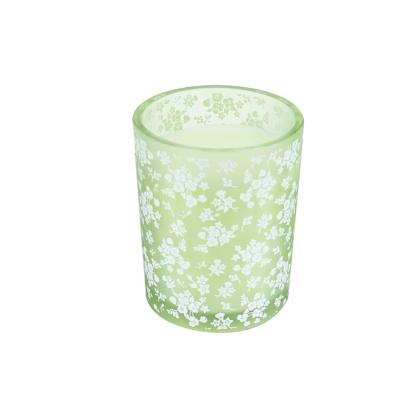 China China factory home decoration hot sales customized glass jar tealight candle holder for sale