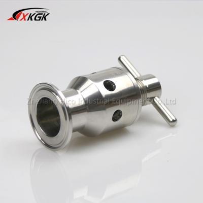 China High quality food vacuum stainless steel304 sanitary safety relief valves for sale