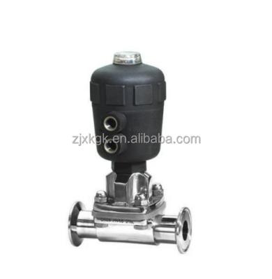 China General Hot Frame Sanitary Air Clamped Straight Diaphragm Valve for sale