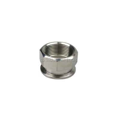 China Good Quality Sanitary Stainless Steel NPT To Equal Tri Flange Adapter for sale