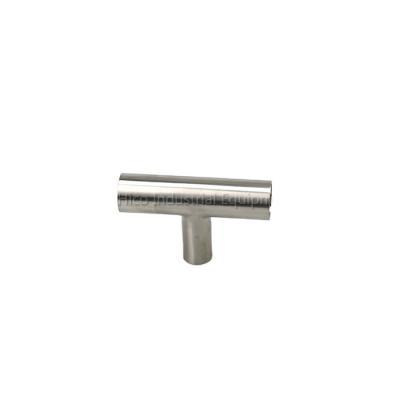 China Dairy Food Grade High Quality Sanitary Stainless Steel Pipe Reducing Welded Tee Fittings for sale