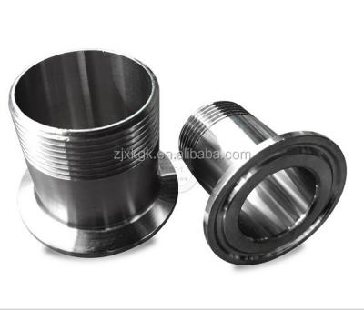 China 304/316 SS304/316L Sanitary Stainless Steel Clamped/Male/Threade NPT/BSP Olive Joint Adapter for sale