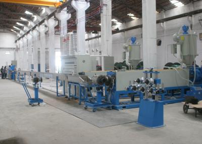 China PLC Controlled XLPE Extrusion Line For Low Smoke Halogen Free Cable Low Noise for sale