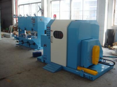 China Blue Color Single Twist Buncher Machine , High Speed Wire And Cable Machinery for sale