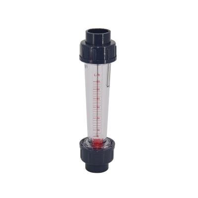 China AS Pipeline LZS-25 Plastic Water Rotameter LZS Flow Meter (AS) for water/H2O/liquid glue or threaded connections for sale