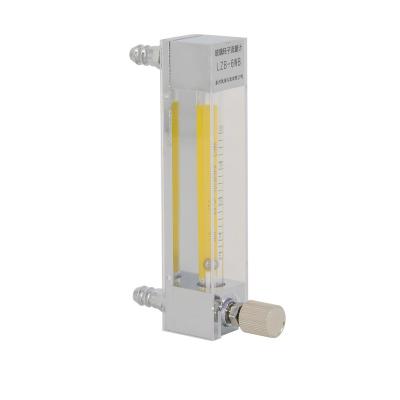 China Corrosion resistant LZB -3WB, glass rotameter for water/liquid/H2O flow meter with control valve. small measuring range, it can adjust the flow for sale