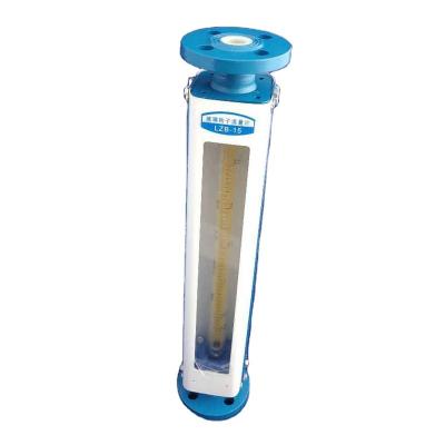 China LZB -15 Rotameter Glass Flow Meter Corrosion Resistant For Liquid And Gas , Flange Connection for sale