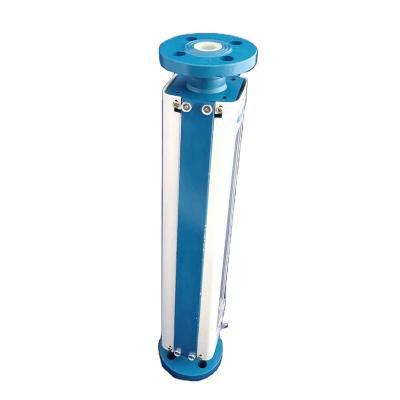 China LZB-50 Corrosion Resistant Glass Rotameter Flow Meter For Liquid And Gas , Flange Connection for sale