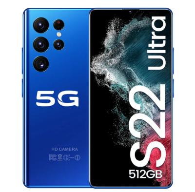 China Dual SIM Card Hot Selling S22 16gb+512gb ULTRA original 24MP+48MP Face To Open Full Display Android 10 Mobile Phone Smartphone Mobile Phone for sale