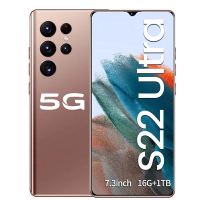 China Hot Selling Dual SIM Card Smart Mobile Phone S22+ 16gb+512gb 32MP+48MP Double Sim Card 5800mAh Android Cells Original ULTRA Game Phone for sale