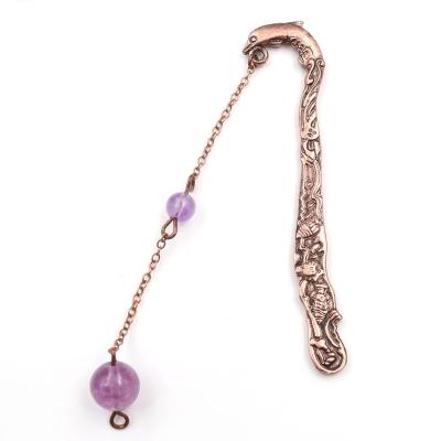 China China Vintage Dolphin Alloy Pins Metal With Chain And Pendant for sale