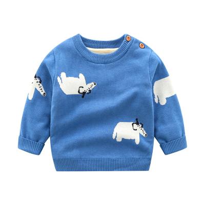 China OEM Anti-pilling Children's Sweaters Christmas Sweater Customized Printing Knit Boy's Sweaters for sale