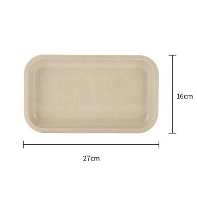 China Factory Custom Plastic Fiber Eco-Friendly Degradable Smoking Rolling Tray Logo Rolling Tray Biodegradable Custom New Design RrollingTray for sale