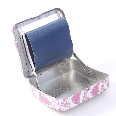 China Wholesale new design handmade automatic cigarette holder metal JL-066C 70mm chinese cigarette rolling machine for sale