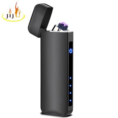 China Jl-780V-1 Rechargeable Led Torch Usb Arc Lighter Promotional Gift Custom Arc Lighter By Gift Box for sale