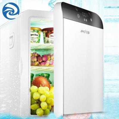 China 12L 0,4 pies cúbicos Mini Fridge With Freezer 50 a 60W para calentar y refrescarse en venta