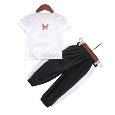 China 2022 casual the best-selling high quality wholesale baby girls clothes long sleeve baby clothes baby outfit set for sale