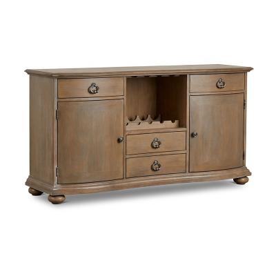 China Modern Rectangle Shape Ash Color Modern Luxury Wood Frame Sideboard Cabinet Sideboards for sale