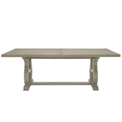 China Modern Design Table Gray Oak Dining Table Antique Living Room Top Quality for sale