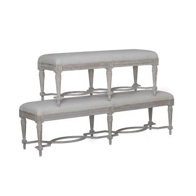 China Modern Upholstered Rectangular Bench Bedroom Retro Style Recycled Wood Bench Wooden Bench for sale