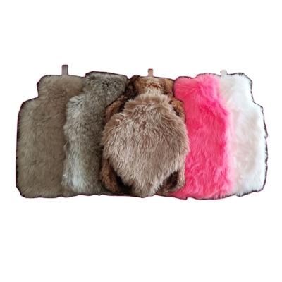 China Top notch of natural rubber shiny synthetic long fur warm water bottle cover for ultimate warm experience in cold winter for sale