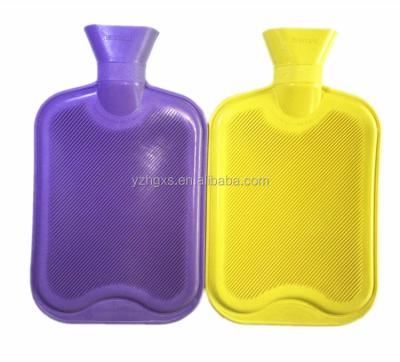 China Wholesale manufacture 100% natural rubber low price BS natural rubber hot water bottle standard anti-explosion 2l leak-proof for sale