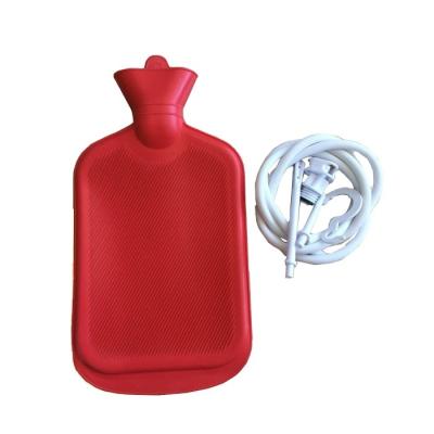 China Natural Rubber Vaginal Douche Rubber Hot Water Bottle 500ml, 1000ml, 2000ml for sale