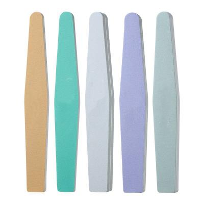 China Durable RTS Wholesale Logo Color Emery Zebra Twoside Nail File Disposable Coarse Sand Nail File For Nail Polish for sale