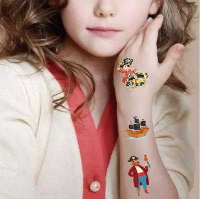 China Temporary Wholesale Various Cartoon Design Character Kids Temporary Dynamic Waterproof Transfer Tattoo Stickers For Kids for sale