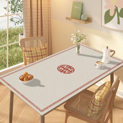 China Waterproof Latest Design Light Luxury Waterproof Disposable Table Cloth For Home Restaurant Table Cloth Dustproof Non-slip Oil-proof Mat for sale