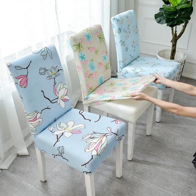 China Simple Wholesale High Quality Polyester Spandex Elastic Stretch Chair Covers For Party Wedding Banquet for sale