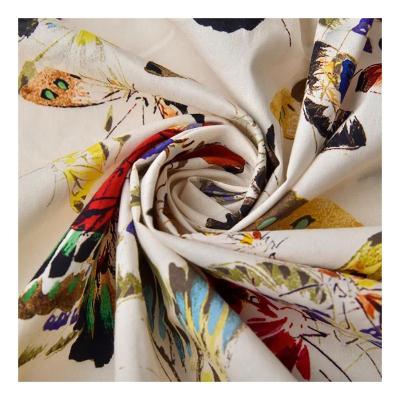 China Fashion Butterfly Style Organic Hot Selling Digital Printing Custom Rayon Fabric for sale