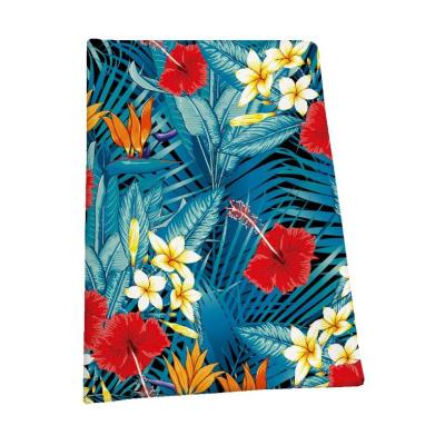 China Organic Factory Outlet Vibrant Tropical Pattern 100% Digital Printed Breathable Japanese Viscose Rayon Fabric For Clothing for sale