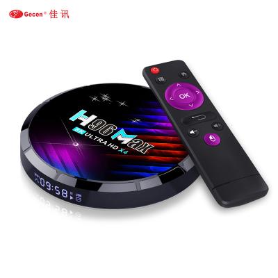 China Amlogic S905x4 Smart Voice 2.4g/5g Dual Wifi H96 X4 TV Remote Max Support New Android 11.0 Support 8K Set Top Box OEM/ODM Box for sale