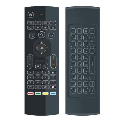 China MX3 pro 2.4G IR Wireless Backlit Smart Remote Control Air MX3 Wireless Mouse Keyboard Learning for Android TV Box T9 X96 mini for sale