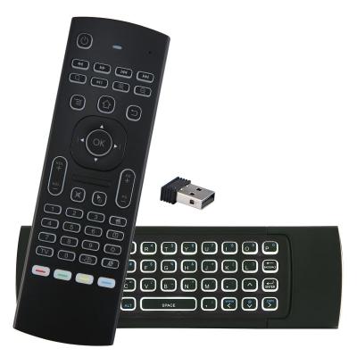 China Air MX3 Mini Keyboard Voice IR Mouse 2.4GHz Wireless Remote Control Study Remote Control For PC Android TV Mini x96 MX3 Box for sale