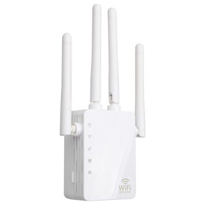 China GD-R1200U Wireless Dual Band Repeater 4 Antennas Router AC Signal Booster GD-R1200U High 300/1200Mbps Wired Access Point for sale