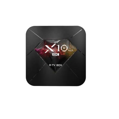 China Hot Selling Global Channels Support 4K and Linux Remote Control Android X10 PLUS Set Top Box for sale